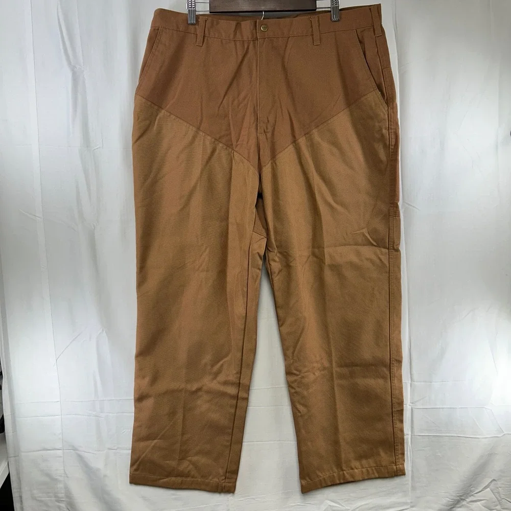 Woolrich Upland Hunting Pants Mens 40x32‎ Brown Reinforced Canvas Field Trousers